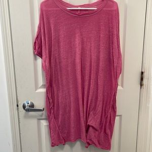 Anthropologie Pink T Shirt Size S